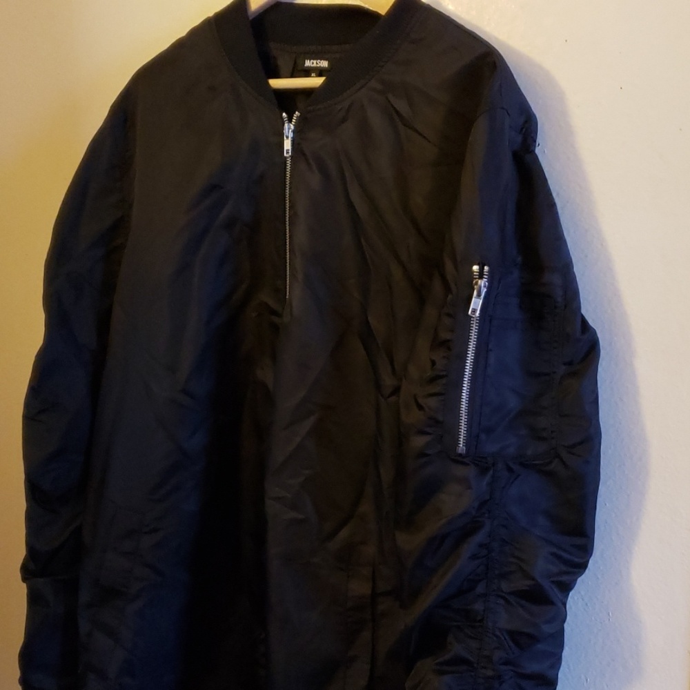 Black Bomber Jacket